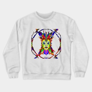 Abstract woman Crewneck Sweatshirt